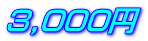 3,000円